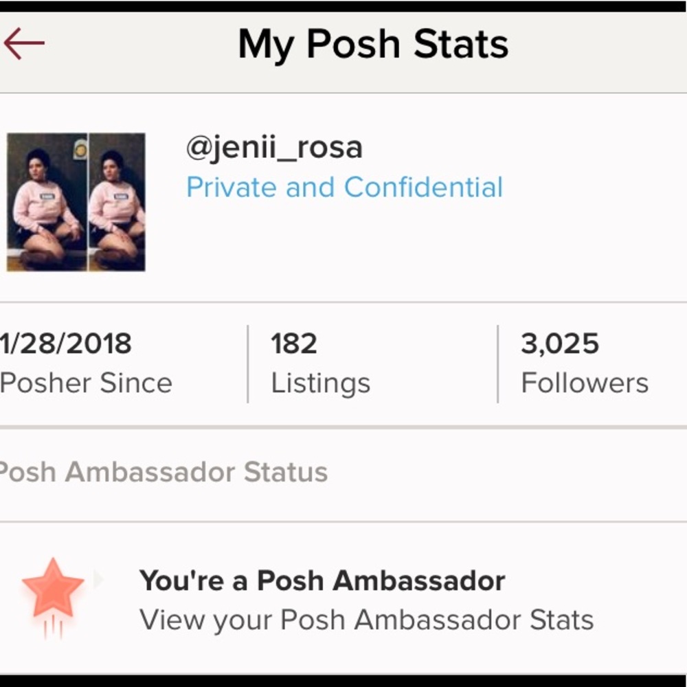 🌟  Posh Ambassador 🌟